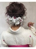 デートに☆カジュアルなシニヨンスタイル