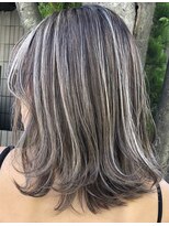 ハーツ(Heart's)&nbsp;白髪ぼかし脱白髪染め似合わせロングレイヤー40代50代60代♪