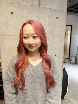 リムレス(LIMLESS) ミルクティーベージュラベンダーピンクダブルカラーブリーチ