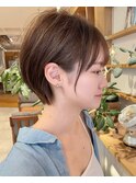 ナチュラルボブ×大人ショートボブ×前髪あり 20代30代40代50代