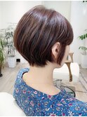 【 I. 】30代からのナチュラル前下がりショートボブ 川口
