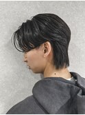 スーツに似合う束感毛流れセンターパート