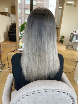 ミラシィ 成田(Mirashy) ハイライトカラーミルクティーベージュレイヤーカット