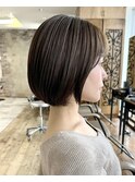 ［岩田莉奈］地毛風縮毛矯正美髪髪質改善ショートボブ　新宿