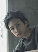 【スパイキーショート/メンズ/ブルーブラック/20代/30代/大宮】
