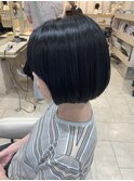 前上がりボブショートボブ髪質改善トリートメントツヤ髪艶髪