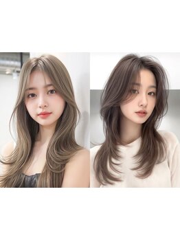 <本格韓国ヘアも叶う>顔周りのレイヤーカットも口コミ高評価★経験豊富なstylistがプロデュース[那覇/小禄]