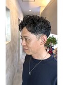 メンズショートパーマ