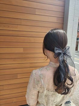 【花園】特別な日は、可愛い＆崩れにくいプロのヘアセットで華やかに♪時間外対応もOK[+\700～]要電話予約!