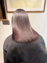 マニア(mania.)&nbsp;ボルドーレッドブリーチなしワンカラー透明感ワインレッド