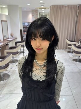 ハッシュカット×ブルーブラック