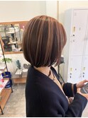 柔らかいボブ