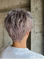 メンズファット バイ アプリーレ(Men's PHAT by Aprire)&nbsp;メンズマッシュショートホワイトパープル