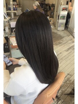 アシャ ヘアー ソリューション 神戸店(asha hair solution) イメチェン/ピンクベージュ/アンブレラカラー/前髪/摂津本山