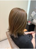 ミルキーグレージュ外ハネボブ