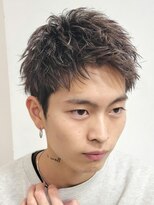 フィフス 大分(fifth)&nbsp;大分ルーズパーマメンズカットルーズショートツーブロックゆるめ