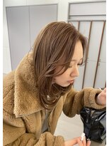 ローレンアオ(LOREN AO)&nbsp;ワンホンレイヤー/ミルクティーブロンド/ベージュカラー/矢場町