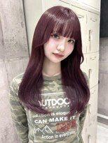 ワンズミラー 原宿(ONE's MIRROR)&nbsp;ハッシュカットグレージュデザインカラーツートンカラー原宿駅