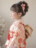 祝＊七五三 7歳女の子/振袖＋ヘアセット ￥14000→￥12000 レンタル要TEL