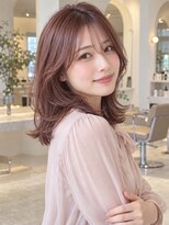 ウト(Uto)&nbsp;レイヤーカット/ピンクベージュ/メテオカラー/髪質改善/烏丸四条