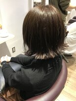 パティオンツー(PATIONN2)&nbsp;マット ベージュ 透明感  カラー  外ハネボブ【表参道青山原宿】