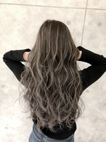 ピヨン 心斎橋(piLLon)&nbsp;3Dハイライトカラー　シルバーグレージュ