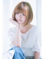 ヴァンクシー バイ ルナ(VANKCY by Luna) 小顔 20代 30代 ショート 大人ボブ 向ケ丘遊園 グレージュ