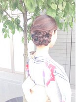 ブラウ ネイル パーティー(Blau Nail Party)&nbsp;編みこみ大人シニョン