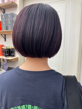 ナンバー ジェミカ 札幌(N° jemica) 大人かわいいくびれミディラベンダーインナーカラー