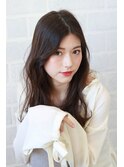ふわミディ/マロンベージュ/Aラインボブ/かきあげ/北千住