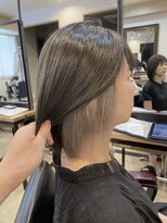 アールヘア(ar hair) 惣田オリジナルカラー　シルバーベージュコントラストインナー