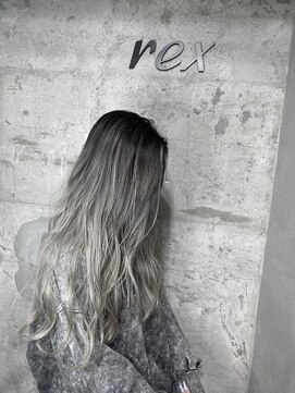 レックス 中野(rex) Aラインボブ/切りっぱなし/テラコッタ