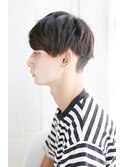 ツイストスパイラルコンマヘアスキンフェードセンターパート/005