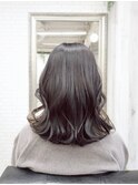 髪質改善白髪染め+イヤリングカラー 30代40代50代60代