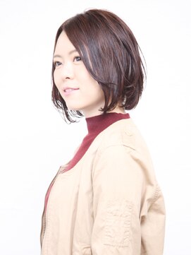 クラク 笹塚店(KURAKU) ココアブラウン/まとまりロブ/30代40代