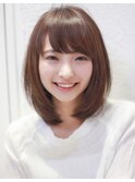 20代30代40代小顔レイヤーミディアム