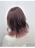 テールカラー×ピンク