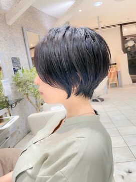 エイト プラット 渋谷2号店(EIGHT plat) 大人可愛い黒髪前下がりショートボブ 4/14