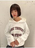 【竹之内蔵人】大人艶感丸みボブ/小顔ライン/耳掛けボブ<錦糸町>