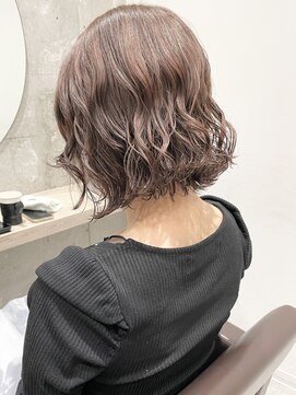 トマト(TOMTO) 【YUYA】ボブパーマ_パーマボブ_コテ巻き風パーマ_横浜パーマ