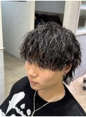 ツイストスパイラルパーママッシュウルフ  h