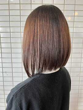 サムシング(Something.) 髪質改善ストレート_ボブ
