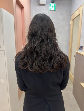 アマーク(a mark) 【能田　花音】コテ巻き風パーマ