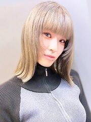 20代30代グレージュ髪質改善カラー韓国ヘア透明感