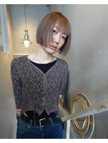 ジーナ オモテサンドウ(XENA) モカベージュ×ボブ　(表参道)