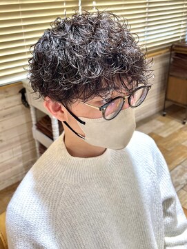 ネオリーブサイン 大森店(Neolive sign) メンズ　波巻きパーマ　波巻きスパイラル　【大森】