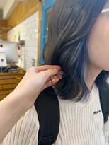 デイズ(DAYS)&nbsp;南越谷/新越谷【DAYS】イヤリングカラー×ネイビーブルー