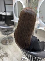 エトラ 渋谷店(etora)&nbsp;艶髪 透明感 まろやかカラー グレージュ