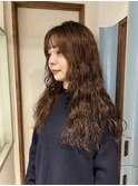 ロングパーマ