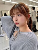 アッシュ 笹塚店(Ash)&nbsp;レイヤーロング/ヘルシースタイル/韓国ヘア/ベビーピンク/笹塚